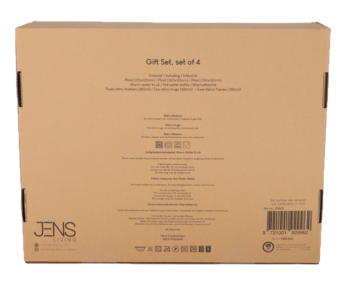 Jens Living Cozy Geschenkset Taupe