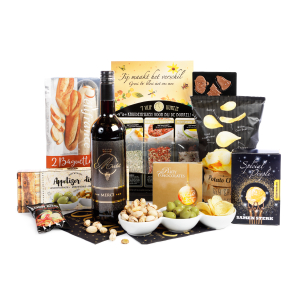 Amsterdams kerstpakket voor de regio 020 Een typisch Amsterdams kerstpakket boordevol kleine snacks