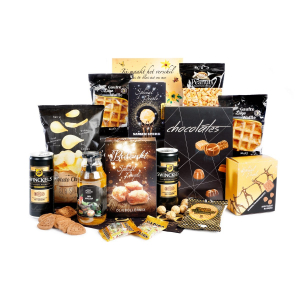 Kerstpakket in de uitverkoop Mooi gekleurd en luxe kerstpakket in de uitverkoop