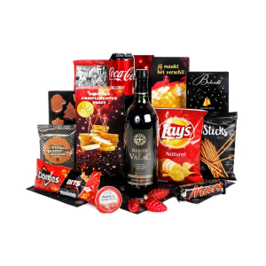 Een Rotterdams kerstpakket boordevol streekproducten verpakt in een mooie geschenkdoos