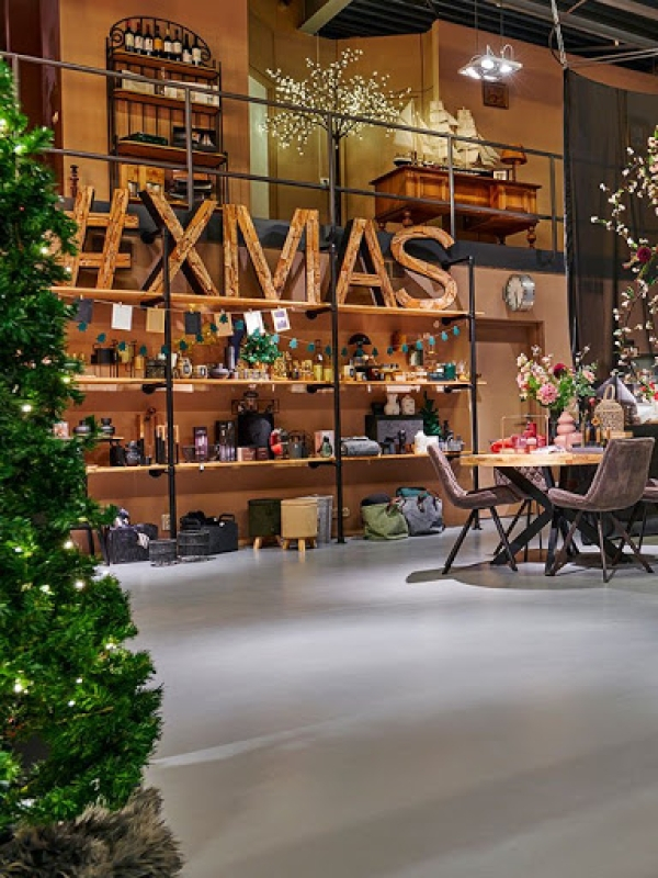 Kerstpakketten showroom